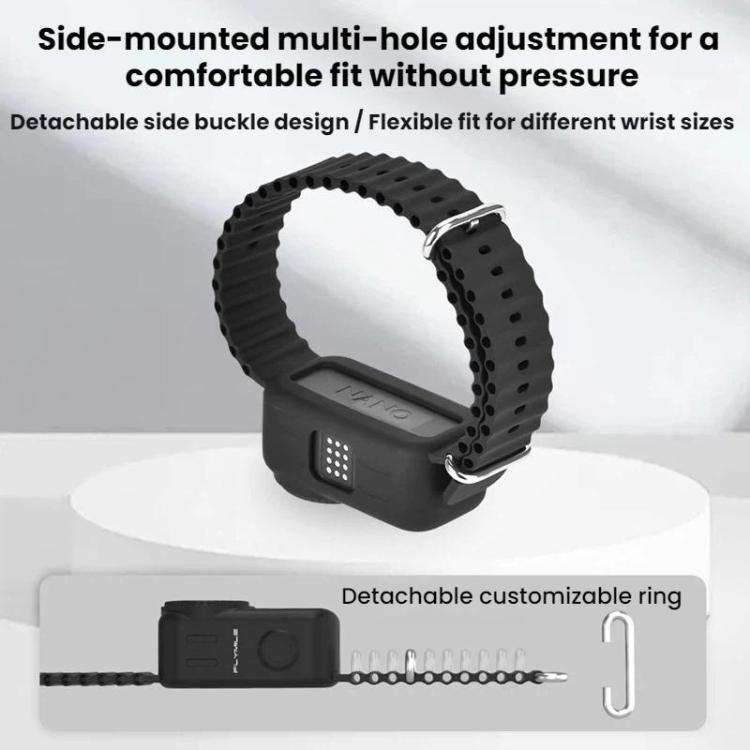 For DJI Osmo Nano Flymile Multi-Functional Wrist Strap(Black)