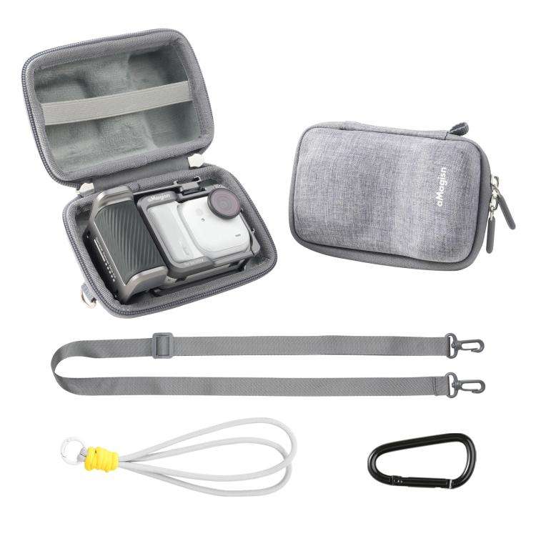 aMagisn Universal Case Bag For Action Camera Street Photography Grip Kit With Shoulder Strap(Gray)