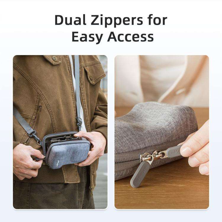 aMagisn Universal Case Bag For Action Camera Street Photography Grip Kit With Shoulder Strap(Gray)