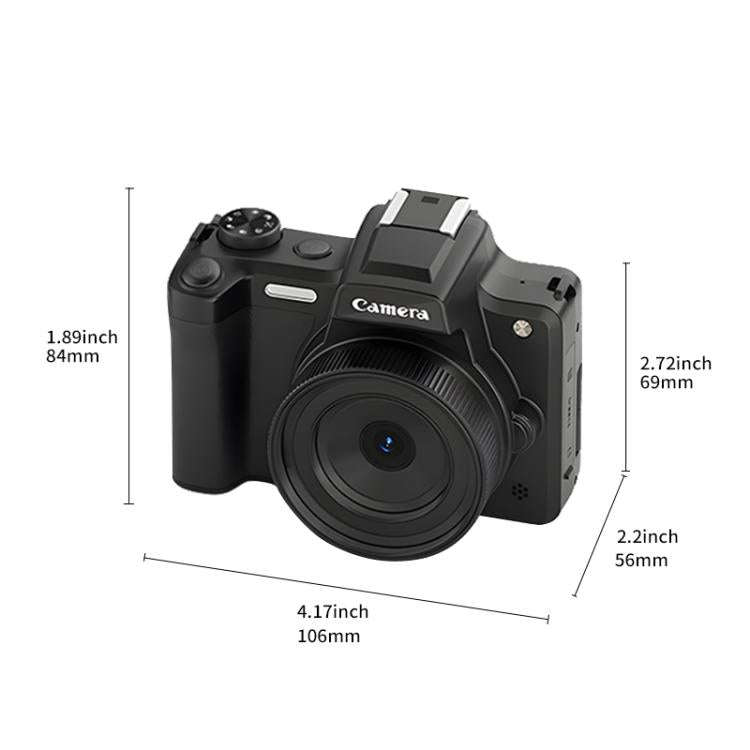 HD Retro Digital Camcorder Camera Portable Micro DSLR Camera, Model: DC101 + Fill Light