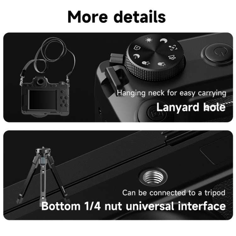 HD Retro Digital Camcorder Camera Portable Micro DSLR Camera, Model: DC101 + Fill Light
