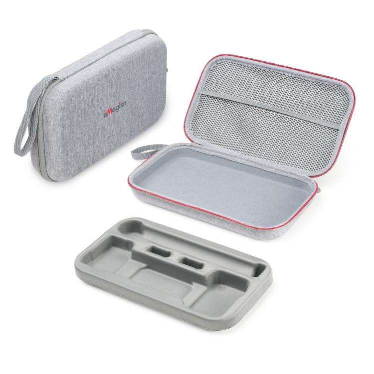 For DJI Osmo Action 6 aMagisn Medium Hard Shell Carrying Case with Removable Foam Insert(Gray)