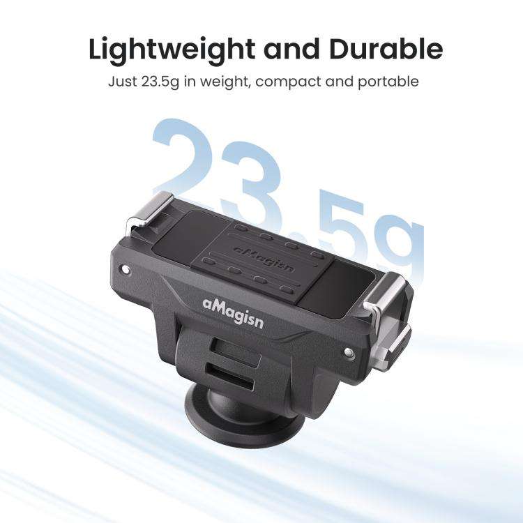 AMagisn Adjustable Quick Release Adapter For DJI Osmo 360/Action 5 Pro/4/3 - 4-Level Fast Perspec...