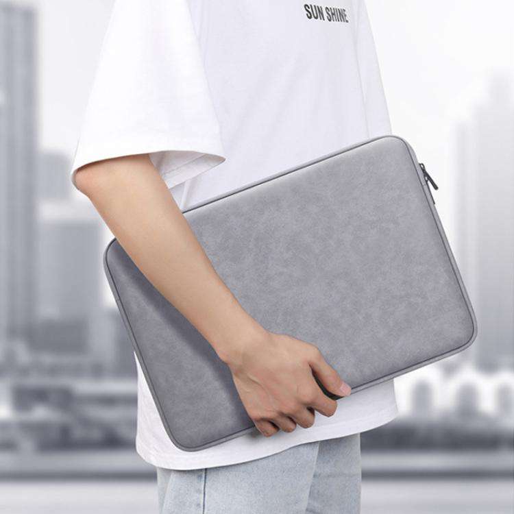 BUBM 13-inch PU Suede Laptop Sleeve Case Business Notebook & Tablet Protective Inner Bag with Sof...