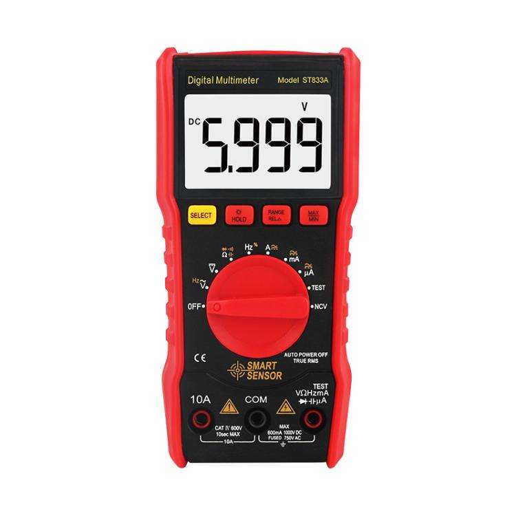 SMART SENSOR High-Precision Multifunctional Portable Automatic Digital Multimeter