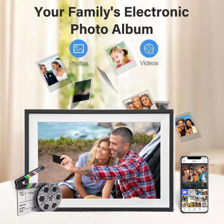 10.1-Inch WiFi Smart Digital Calendar Frame Planner Touchscreen Display With App Control AU Plug(...