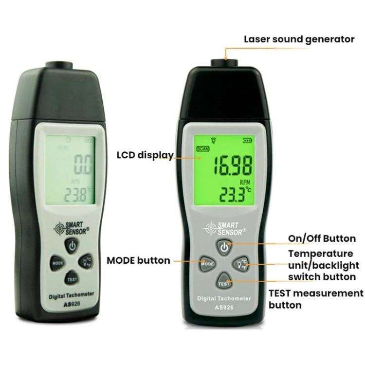 SMART SENSOR Fan Tire Rotation Speed Measurement Device