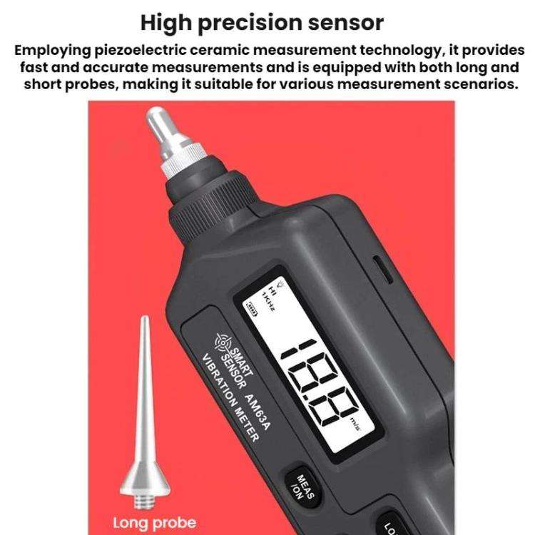 SMART SENSOR Explosion-Proof Handheld Portable High-Precision Motor Vibration Meter(AM63A)