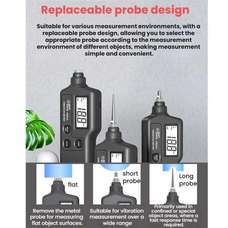 SMART SENSOR Explosion-Proof Handheld Portable High-Precision Motor Vibration Meter(AM63A)