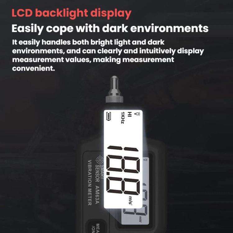 SMART SENSOR Explosion-Proof Handheld Portable High-Precision Motor Vibration Meter(AM63A)