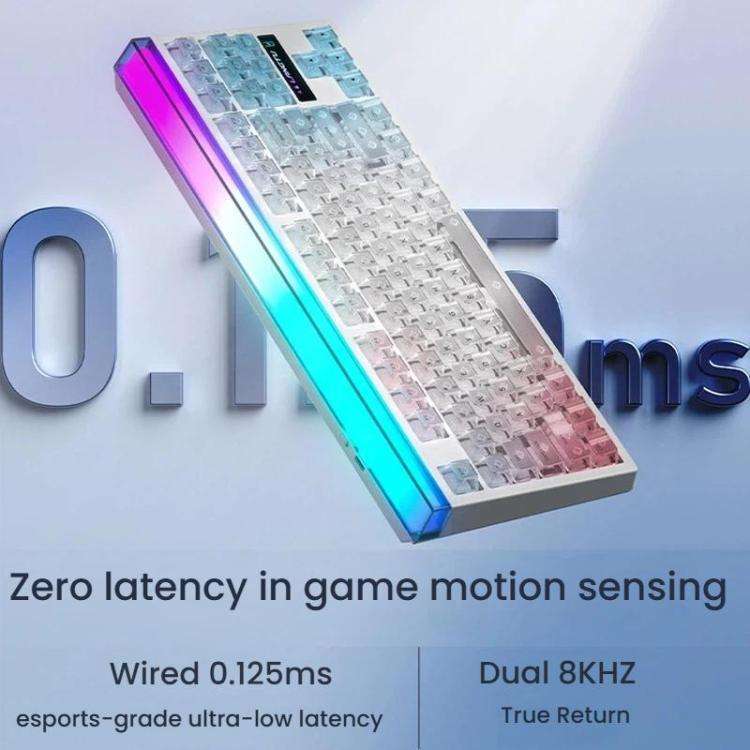 LANGTU T87 Hot-Pluggable Wireless Bluetooth Triple-Mode Mechanical Keyboard Office & Gaming Keybo...