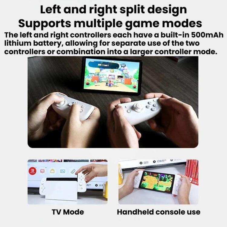 MOBAPAD For Nintendo Switch Split Left & Right Joypad Hall Effect Joystick Game Controller, Spec:...
