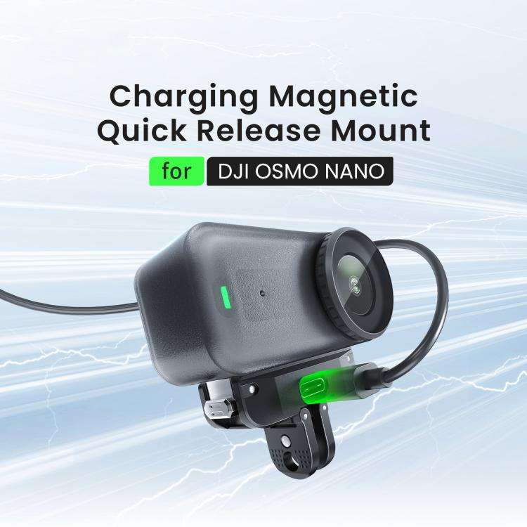 For DJI Osmo Nano aMagisn TN02 Rechargeable Magnetic Quick-Release Base Action Camera Accessory
