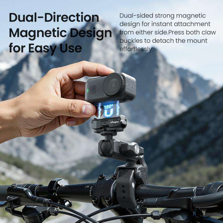 For DJI Osmo Nano aMagisn TN02 Rechargeable Magnetic Quick-Release Base Action Camera Accessory
