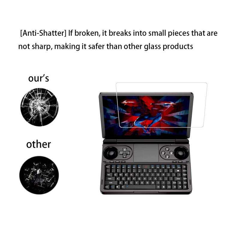 For GPD WIN Mini Screen Protector 9H Hardness Tempered Glass HD Clear Anti-Scratch Film