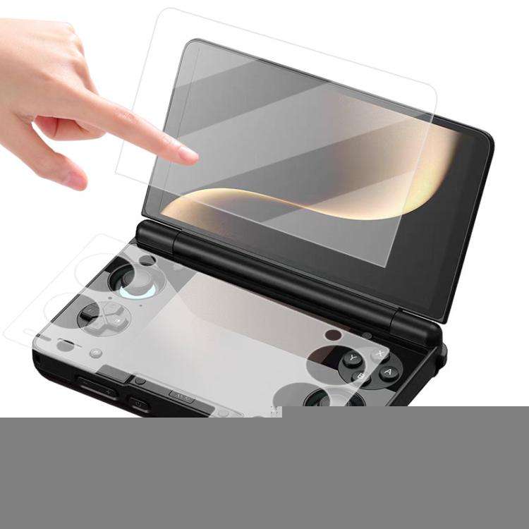 Lower Screen Protector  For AYN Thor Game Console Tempered Glass HD Clear Anti-Scratch Film