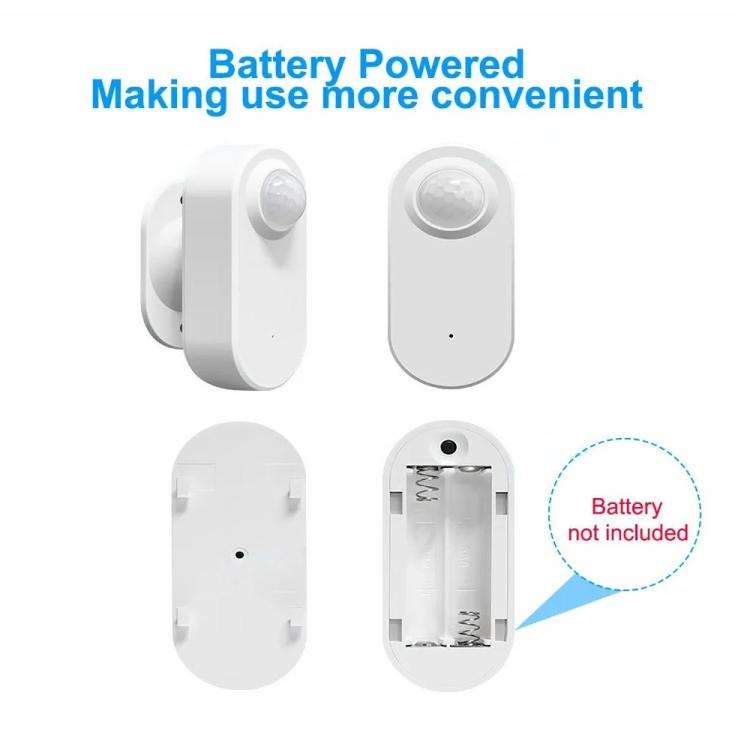 PIR+Light Sensor Zigbee Human Presence Sensor PIR Motion Radar, Compatible With Home Assistant