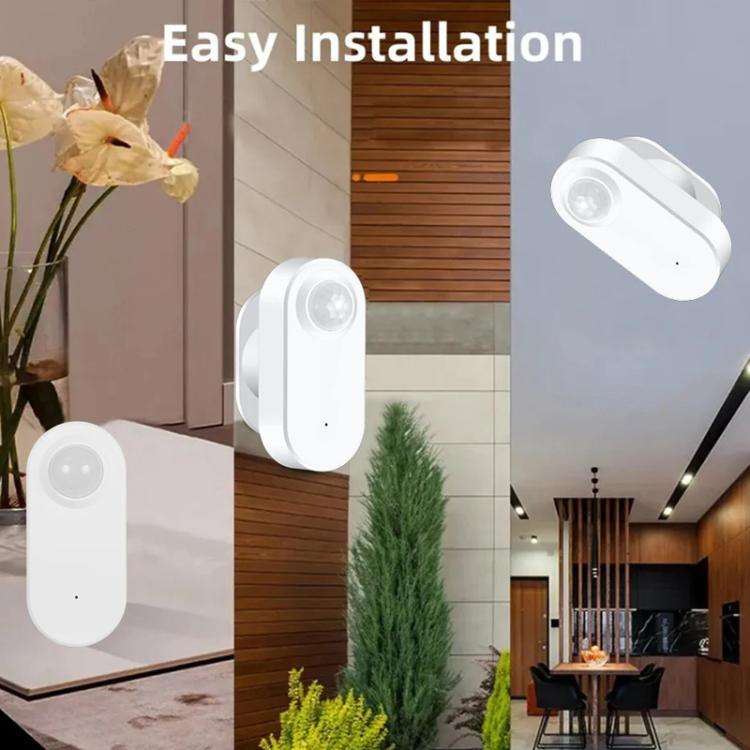 PIR+Light Sensor Zigbee Human Presence Sensor PIR Motion Radar, Compatible With Home Assistant