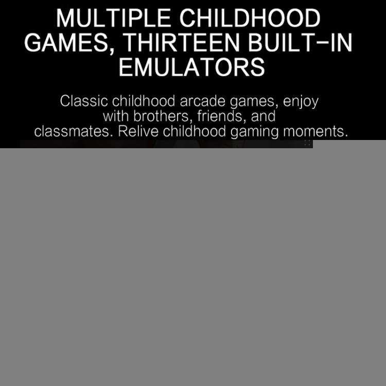 GAMEMT E5 5 Inch HD Screen Retro Game Console Dual-Core Processor Handheld, Spec: 128GB(Yellow)