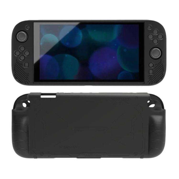 For Nintendo Switch 2 Silicone Protective Case Shockproof & Dustproof Console Cover(Black)