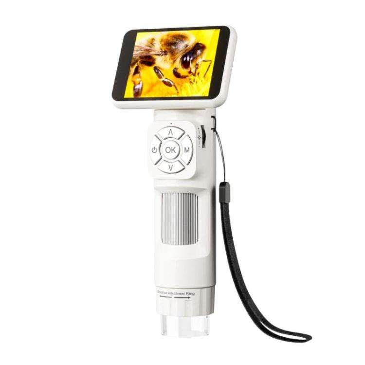 H113 Portable Handheld Digital Microscope Kids Microscope With LED Light(White)