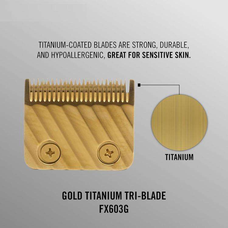FX603G Replacement 2-Hole Blades For BaBylissPRO FX870 / FX825 / FX673 Hair Clipper