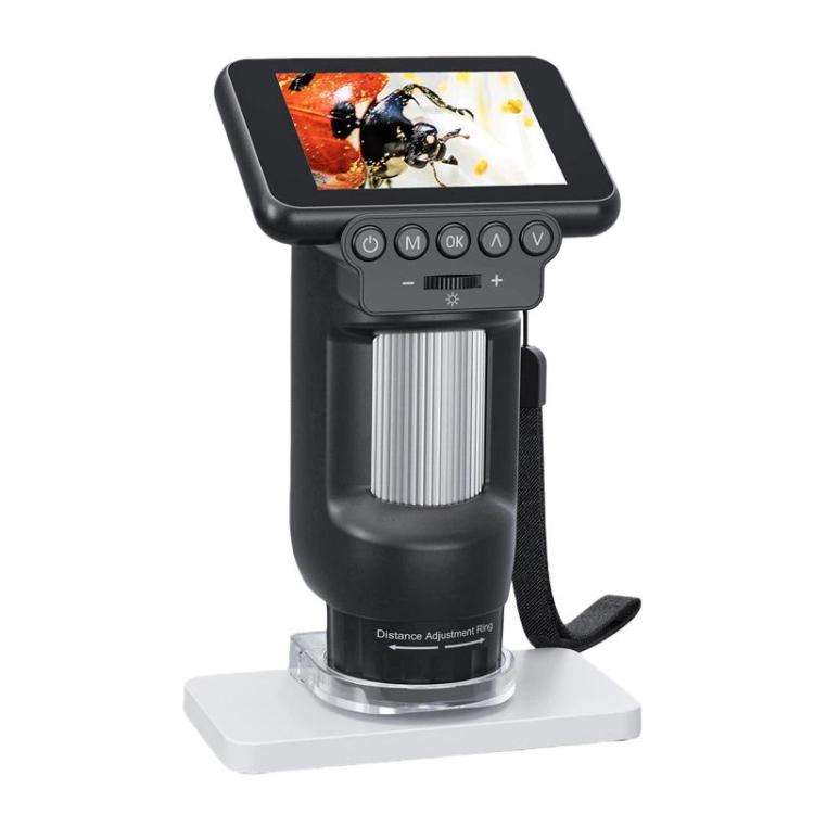 H013 2.8 Inch Digital Handheld HD Portable Electronic Microscope Rechargeable Kids Microscope Wit...