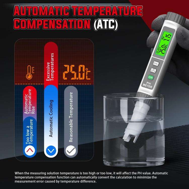 HABOTEST HT630A High-Precision PH Tester Water Quality Analyzer