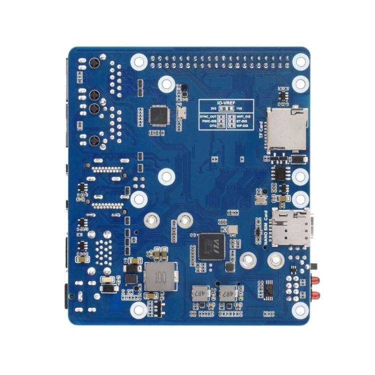 WAVESHARE CM5 Dual Network Port Expansion Board Onboard USB 3.2 Gen1 X 2, Supports PoE Module Con...