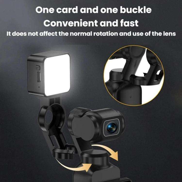 For DJI Osmo Pocket 3 Desiontal PM-06 Quick-Release Magnetic Fill Light Portable Light For Action...
