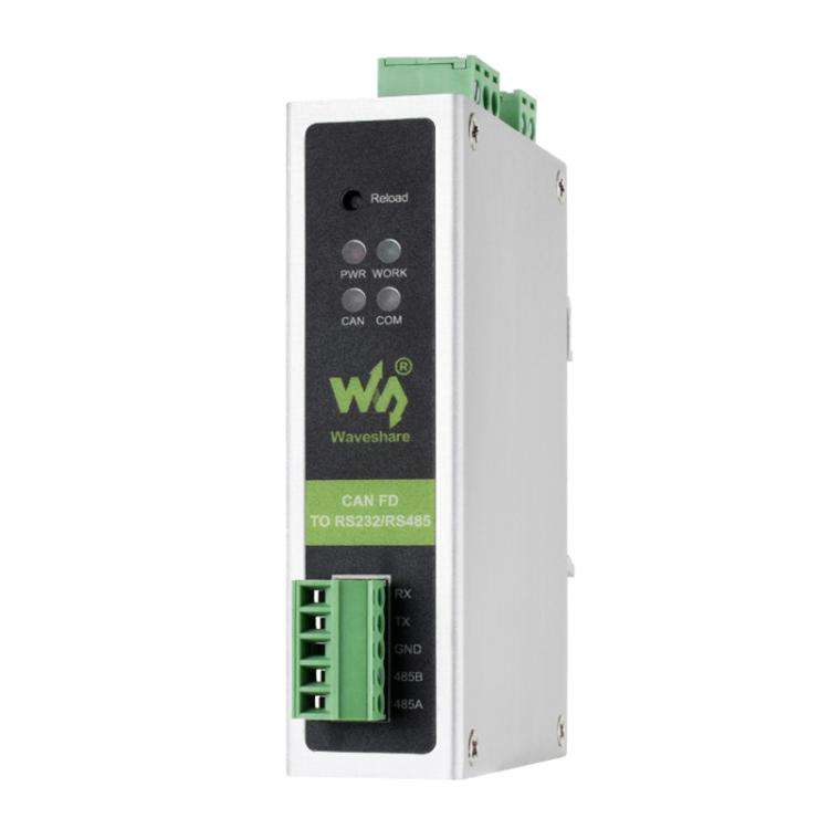 WAVESHARE CAN FD Protocol Converter Compatible With CAN 2.0A/2.0B Protocols Spports DIN Rail Moun...
