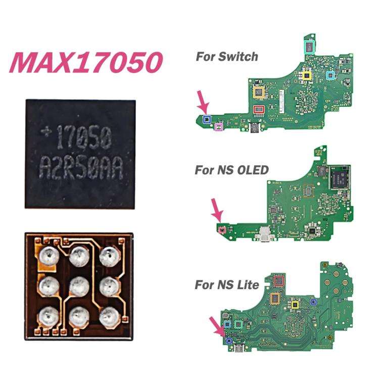 MAX17050 Battery Detection IC Chip for Nintendo Switch / OLED / Lite Game Console