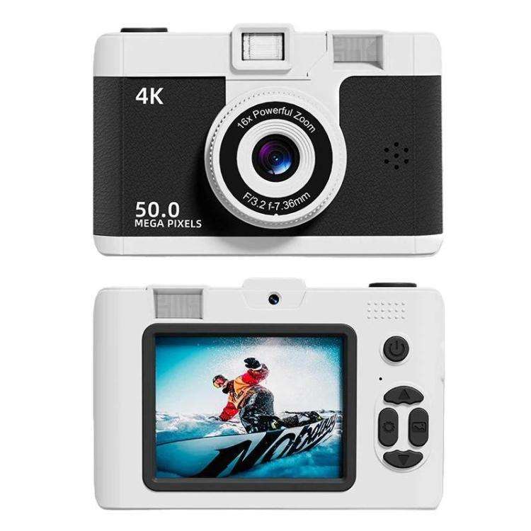 M16 2.4 Inch WiFi HD Digital Camera Mini CCD Camera With Front & Rear Dual Cameras(Black)