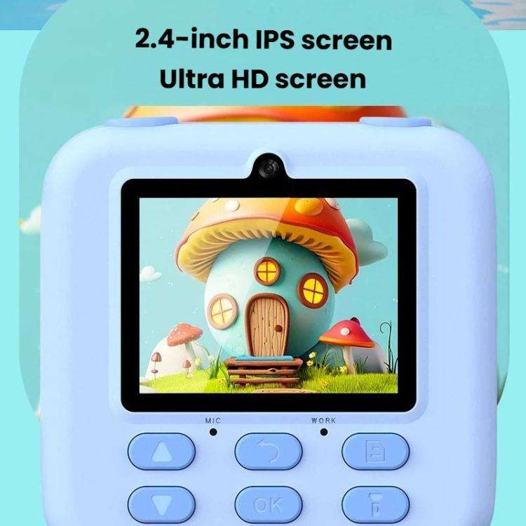 P79 Kids Instant Print Digital Camera Video Recorder Thermal Printing Digital Camera(Pink)
