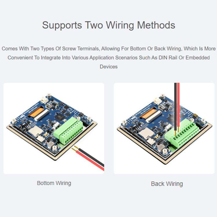 WAVESHARE RP2350 High-Performance Development Board 480 X 480 Resolution(With Touch Screen)