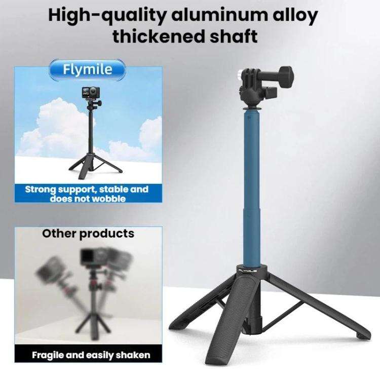 Flymile For DJI / GoPro / Insta360 Selfie Sticks Extension Tripods(1/4 inch Version)