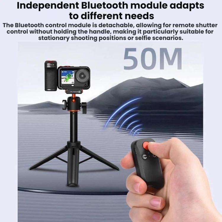 Flymile For DJI Magnetic Quick-Release Action Camera Street Shooting Handle(For Osmo Action 3 / 4...