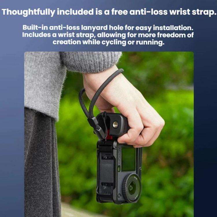 For DJI Osmo Action 6 Flymile Magnetic Quick-Release Base Handheld Shooting Sports Camera Accesso...