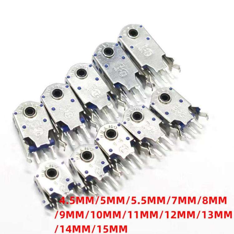 10pcs Mouse Wheel Encoder, Spec: Black Core 5.5mm