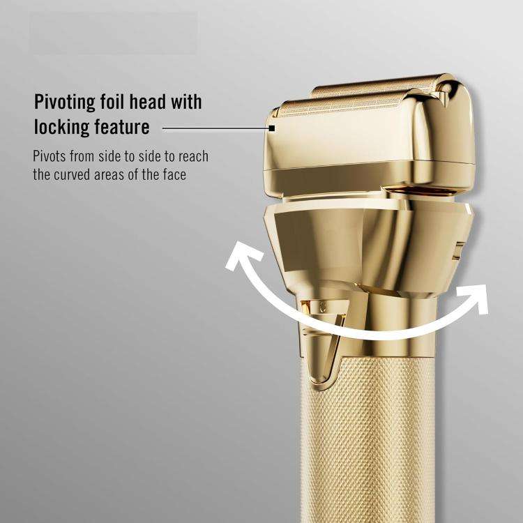 Replacement Foil Shaver Head For BaBylissPRO FXONE GoldFX Trimmer & Shaver(Gold)
