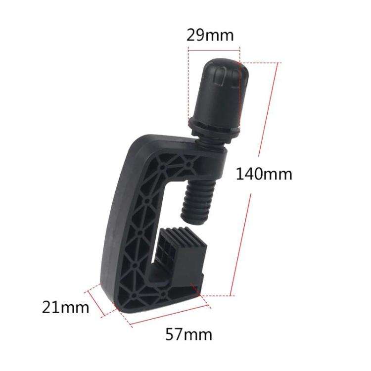 For Logitech G25 / G27 / G29 / G920 / G923 Gaming Steering Wheel Mount Clamp(Black)