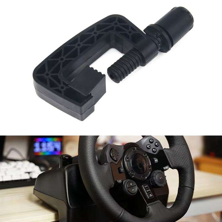 For Logitech G25 / G27 / G29 / G920 / G923 Gaming Steering Wheel Mount Clamp(Black)