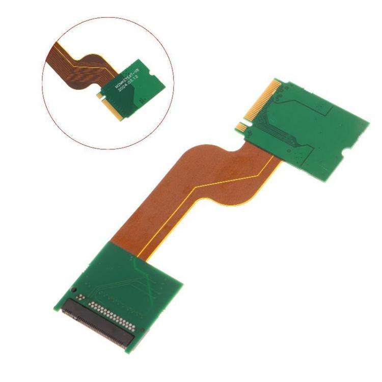 For Steam Deck OLED SSD Adapter Flexible Ribbon Cable to Convert 2230 M.2 to 2280 for Enhanced St...