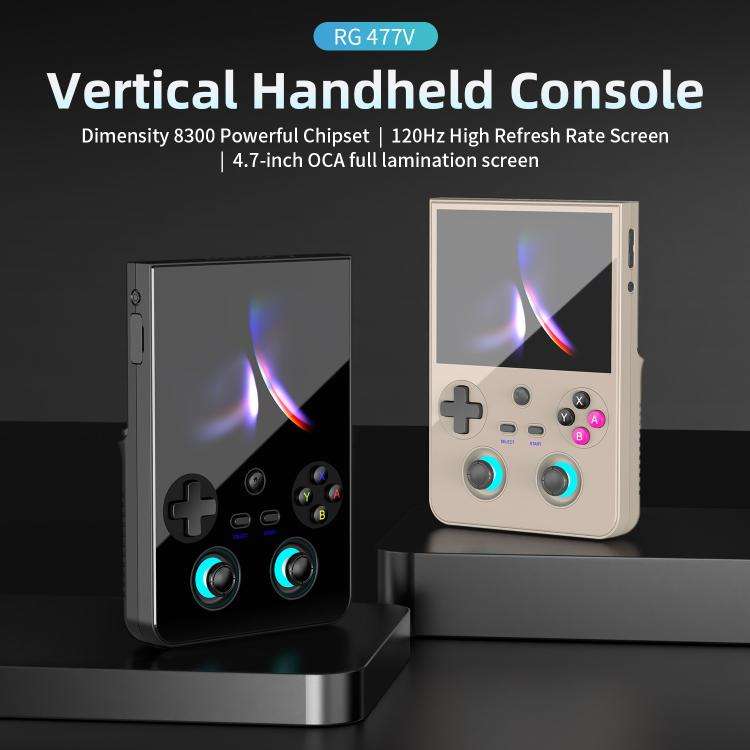ANBERNIC RG477V 4.7-Inch 120Hz Vertical Handheld Console Dimensity 8300 Chipset, Android 14, RGB ...