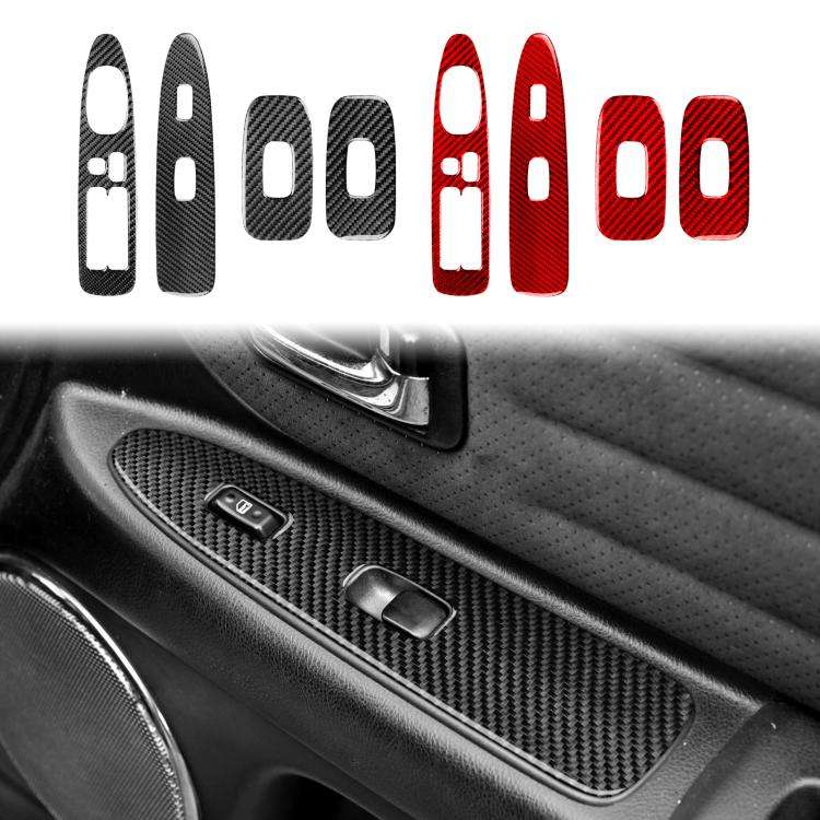 For 1999-2005 Lexus IS300 4pcs /Set Front And Rear Door Lift Panels Sticker(Black)