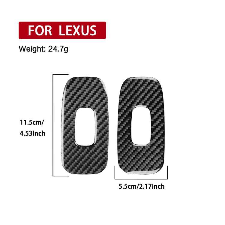 For 1999-2005 Lexus IS300 4pcs /Set Front And Rear Door Lift Panels Sticker(Black)