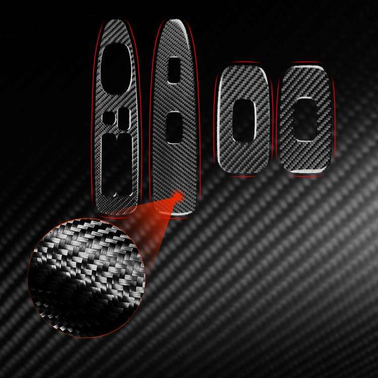 For 1999-2005 Lexus IS300 4pcs /Set Front And Rear Door Lift Panels Sticker(Red)