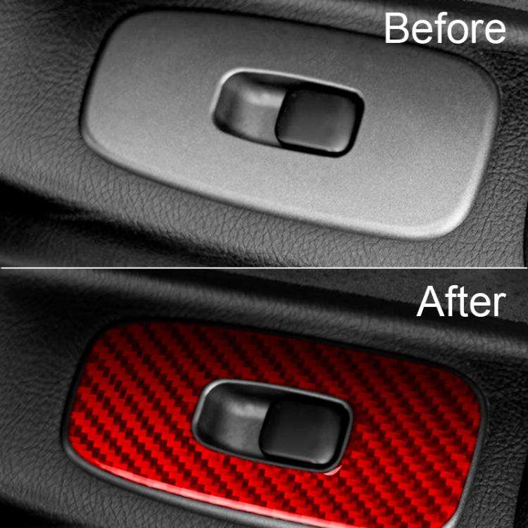 For 1999-2005 Lexus IS300 4pcs /Set Front And Rear Door Lift Panels Sticker(Red)