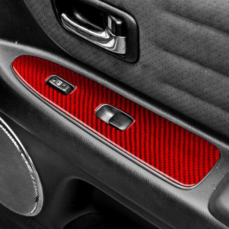 For 1999-2005 Lexus IS300 4pcs /Set Front And Rear Door Lift Panels Sticker(Red)