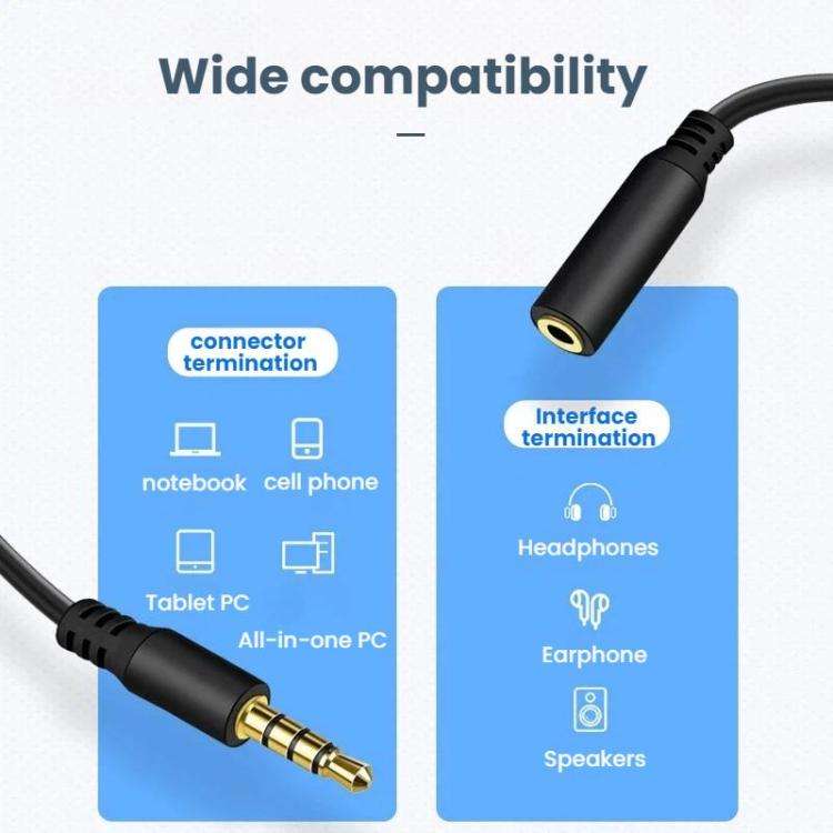 3.5mm Laptop Headphone AUX Adapter Cable, Specifications: 1 To 5